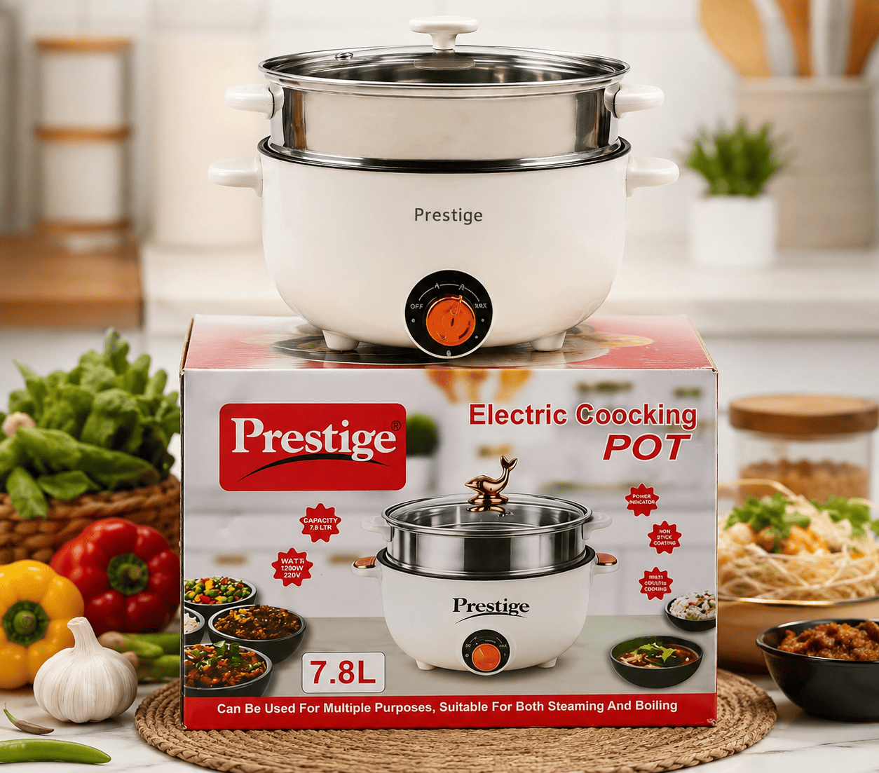 Prestige Electric Coocking Pot (7.8L)