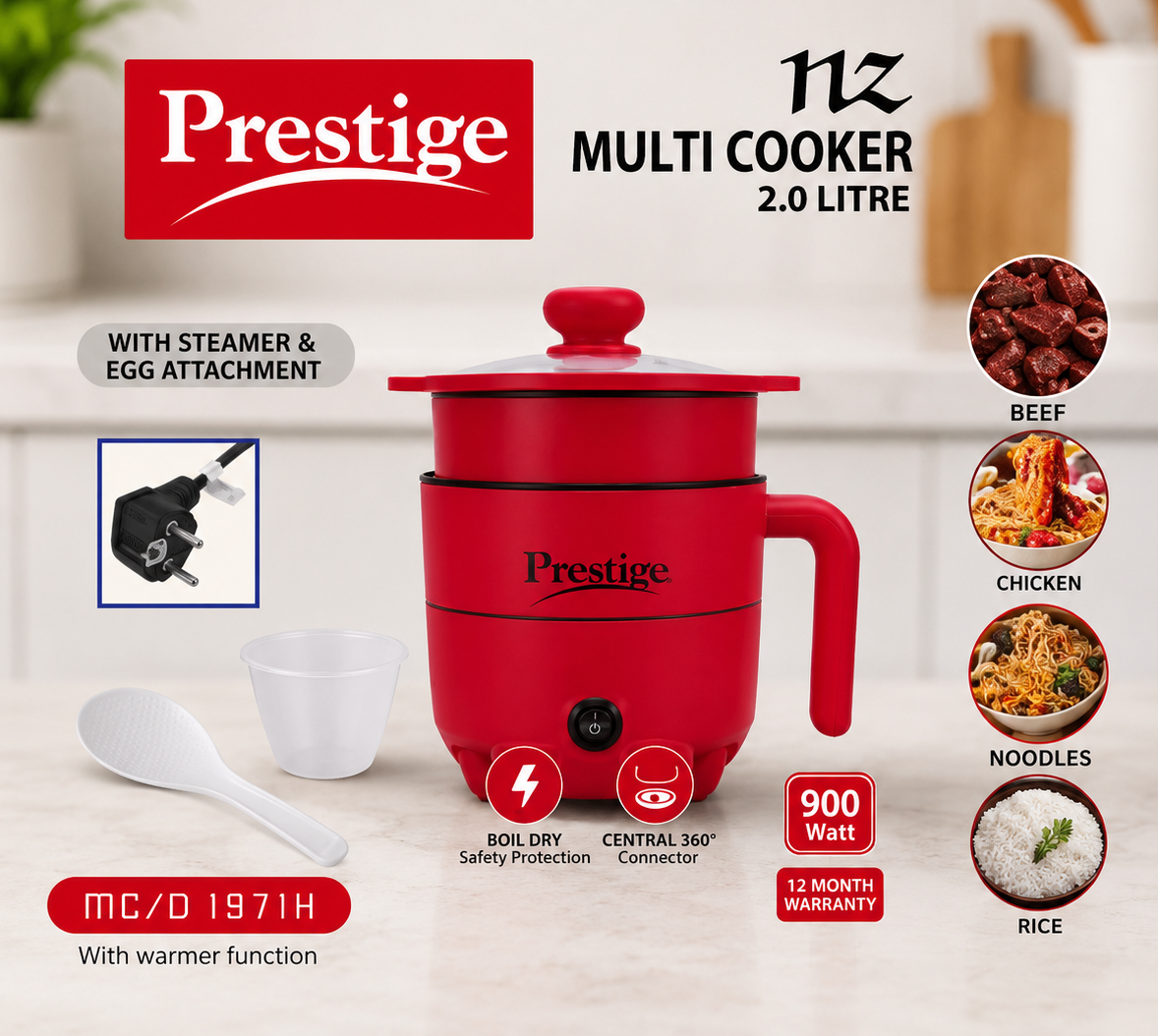 Prestige Electric Coocking Pot (2.0L)