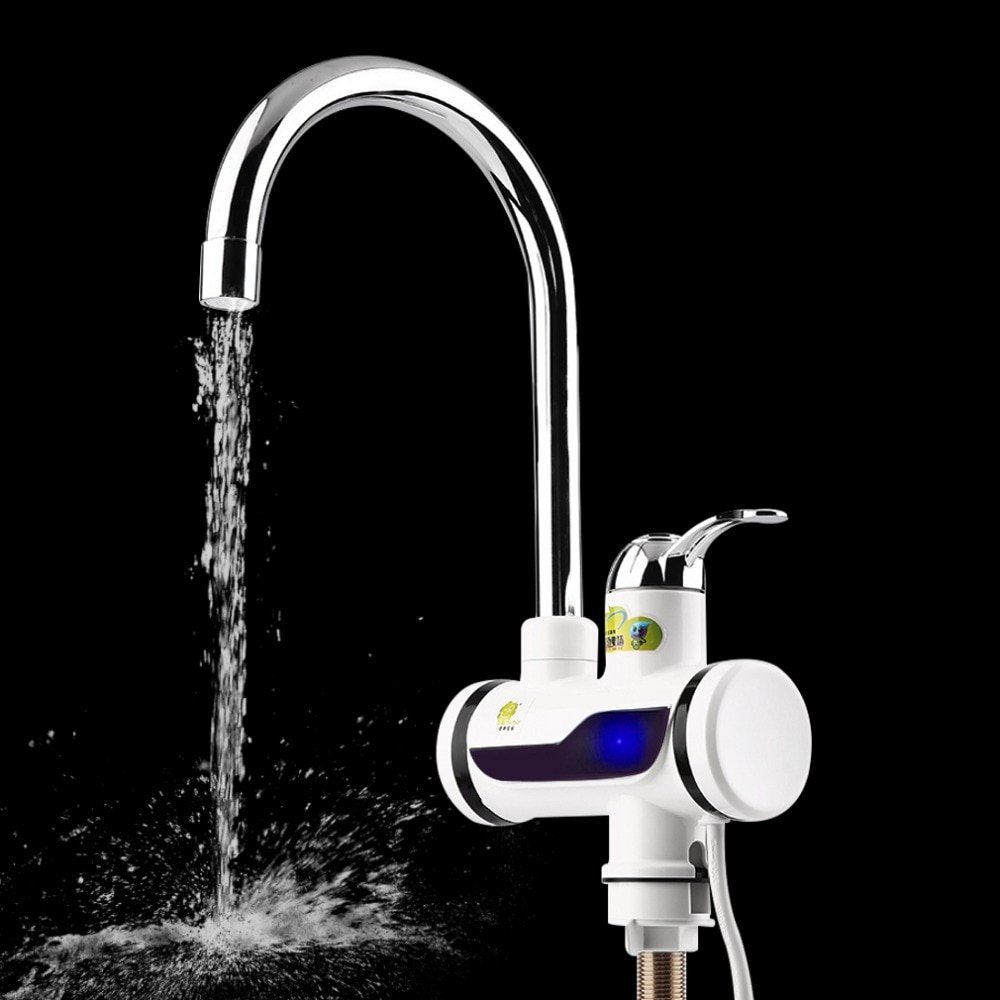 Instant Electric Digital Hot Water Tap for Besing-white