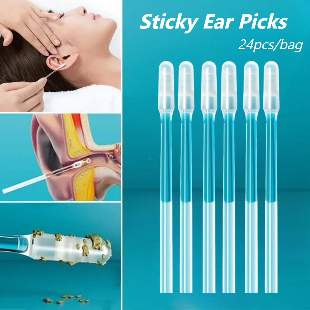 Disposable Sticky Ear Swabs (24 Pcs)